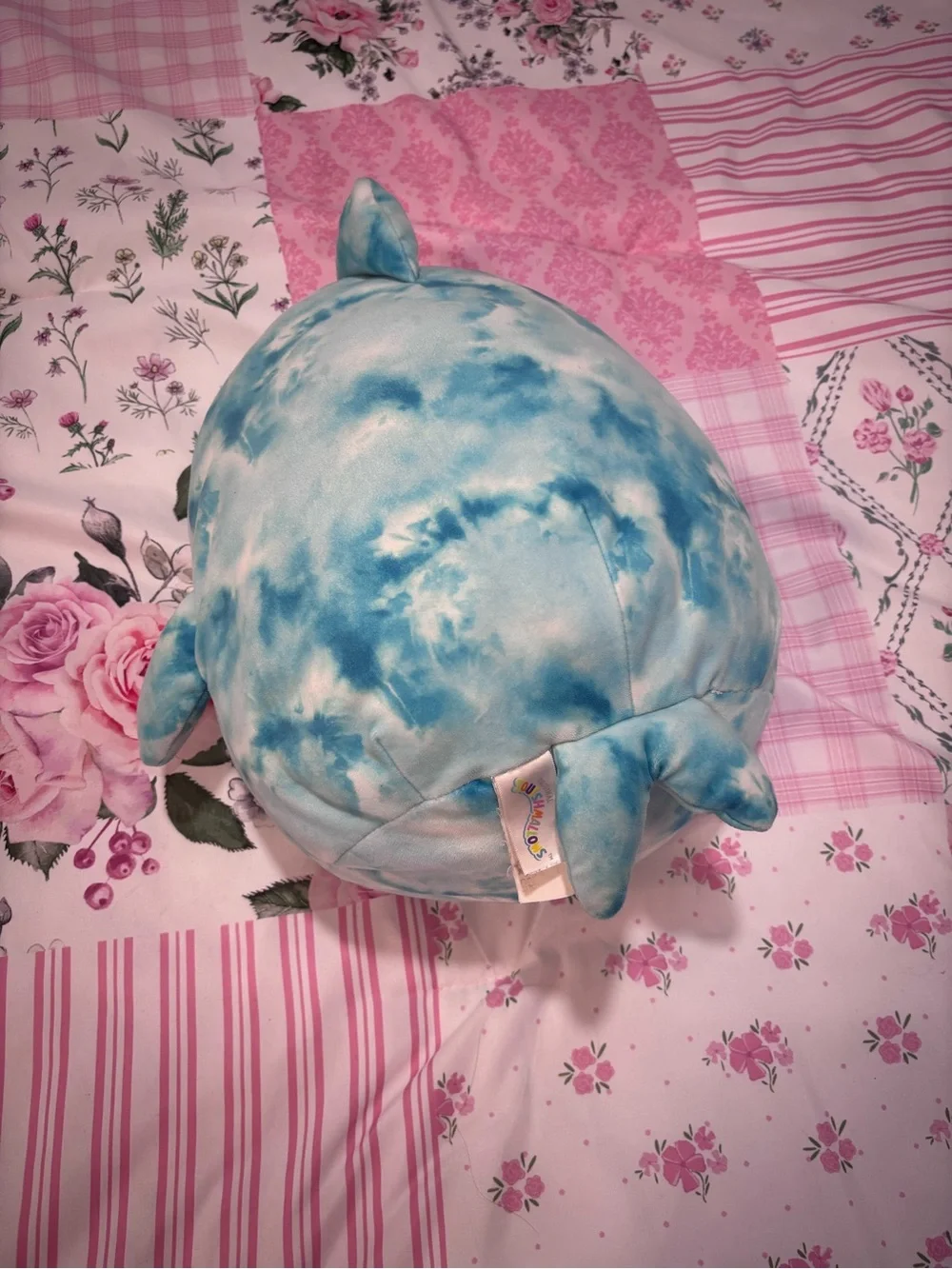 Blue Tie-Dye Whale Squishmallow